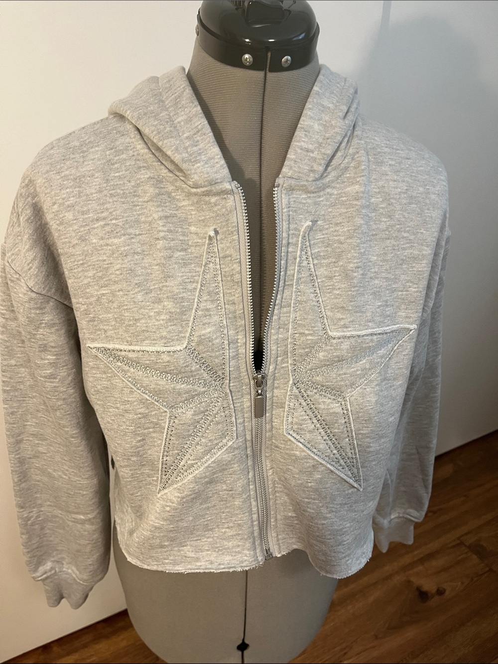 Self Esteem Light Grey Hoodie with Tag - Picture 5 of 5